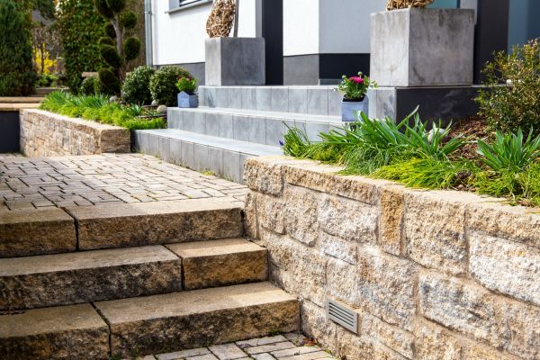 Stone Step Replacement in Edmonds